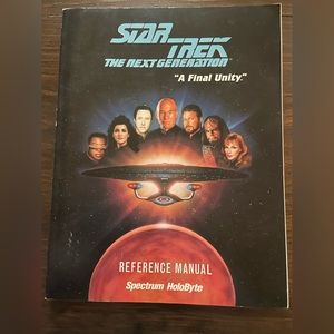 Star Trek The Next Generation A Final Unity Reference Manual Only Book